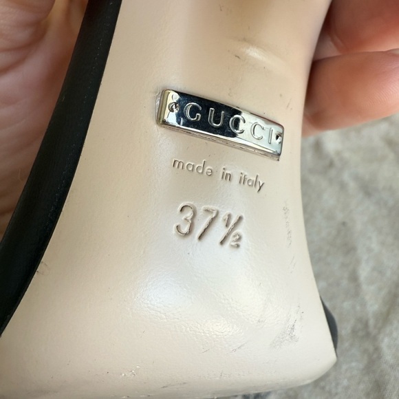 Gucci Black sandal- size 37(1/2) Sequin Marmont High Heeled
Look brand new - Picture 16 of 17